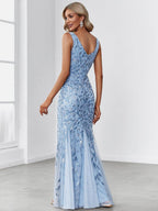 Miss | Jurk Dames Maxi Elegant - Pailletten - Miss Madera