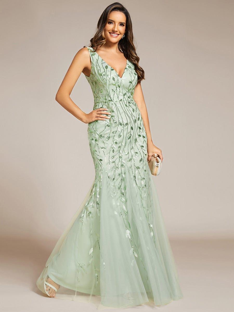 Miss | Jurk Dames Maxi Elegant - Pailletten - Miss Madera