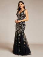 Miss | Jurk Dames Maxi Elegant - Pailletten - Miss Madera