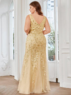Miss | Jurk Dames Maxi Elegant - Pailletten - Miss Madera