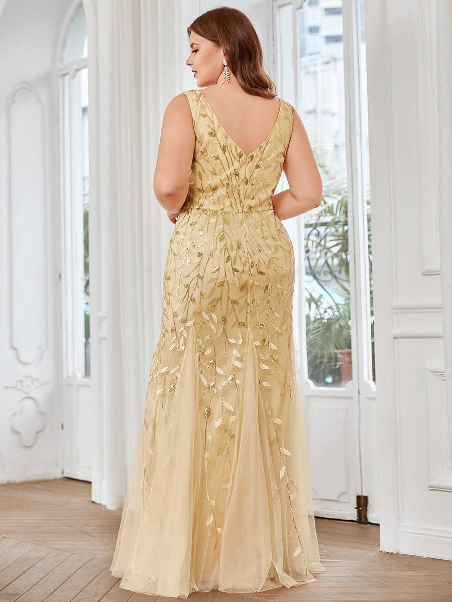 Miss | Jurk Dames Maxi Elegant - Pailletten - Miss Madera