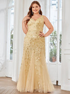 Miss | Jurk Dames Maxi Elegant - Pailletten - Miss Madera