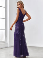 Miss | Jurk Dames Maxi Elegant - Pailletten - Miss Madera