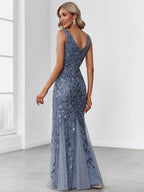 Miss | Jurk Dames Maxi Elegant - Pailletten - Miss Madera