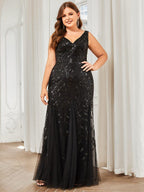 Miss | Jurk Dames Maxi Elegant - Pailletten - Miss Madera