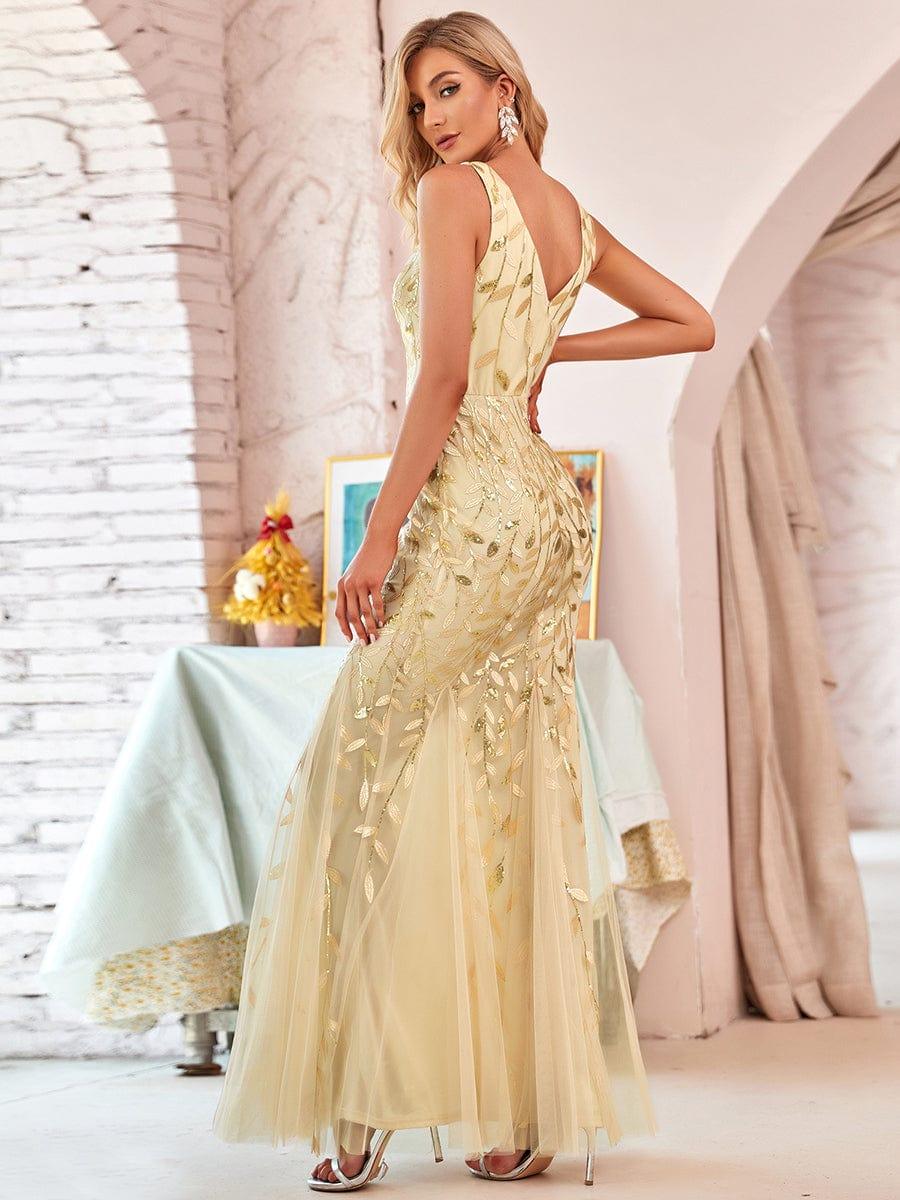 Miss | Jurk Dames Maxi Elegant - Pailletten - Miss Madera