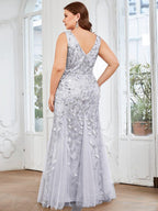 Miss | Jurk Dames Maxi Elegant - Pailletten - Miss Madera