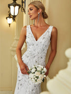 Miss | Jurk Dames Maxi Elegant - Pailletten - Miss Madera