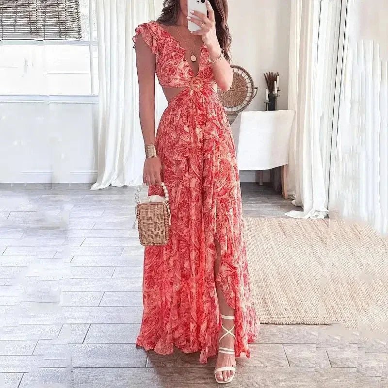 Miss | Jurk Dames Maxi Elegant - Polyester chiffon - Miss Madera MIS-FB82FA