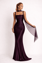Miss | Jurk Dames Maxi Elegant - Polyester - Miss Madera