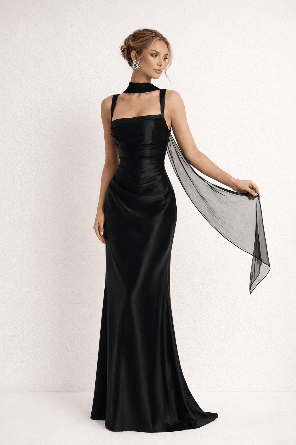 Miss | Jurk Dames Maxi Elegant - Polyester - Miss Madera