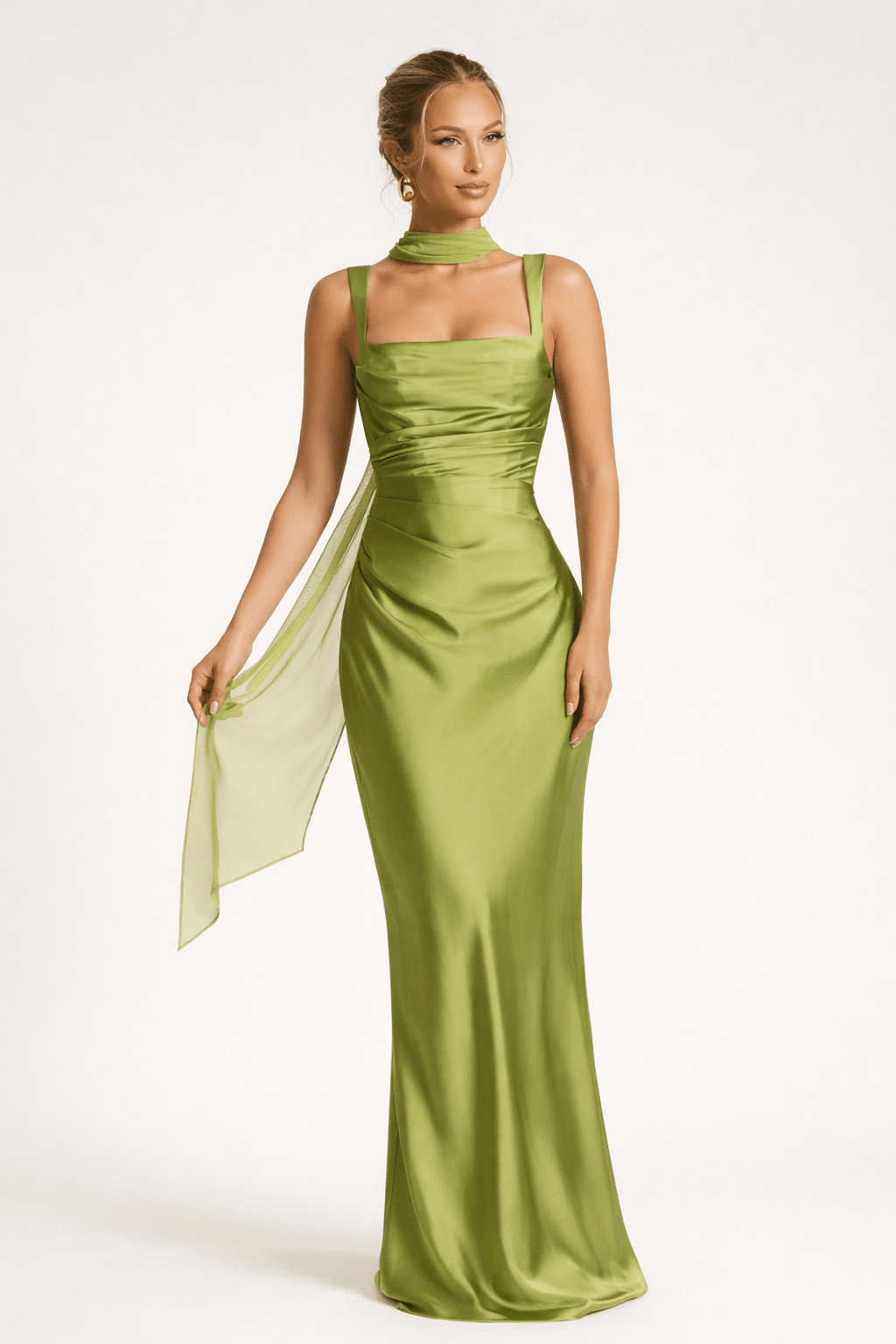 Miss | Jurk Dames Maxi Elegant - Polyester - Miss Madera
