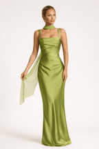 Miss | Jurk Dames Maxi Elegant - Polyester - Miss Madera