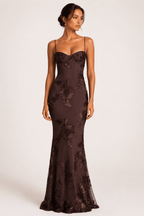 Miss | Jurk Dames Maxi Elegant - Polyester - Miss Madera