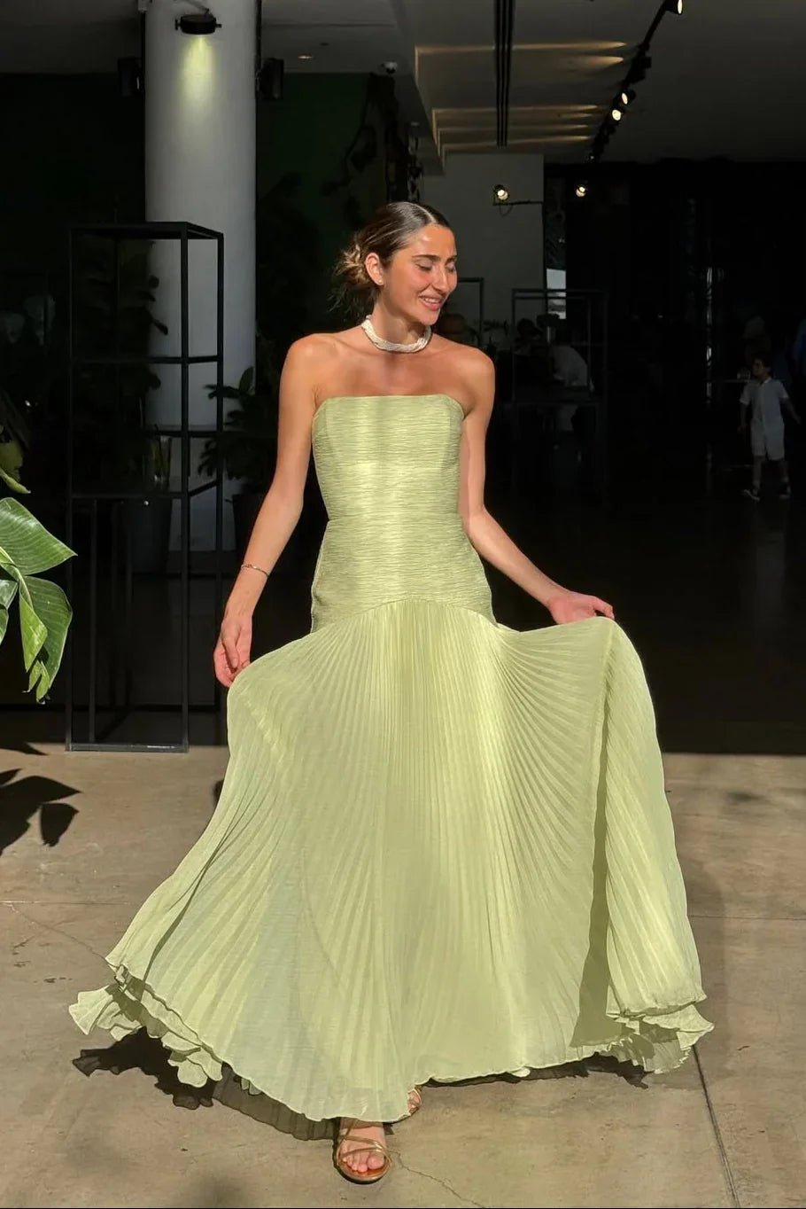 Miss | Jurk Dames Maxi Elegant - Polyester - Miss Madera
