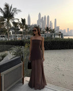 Miss | Jurk Dames Maxi Elegant - Viscose - Miss Madera MIS-2FCA5B