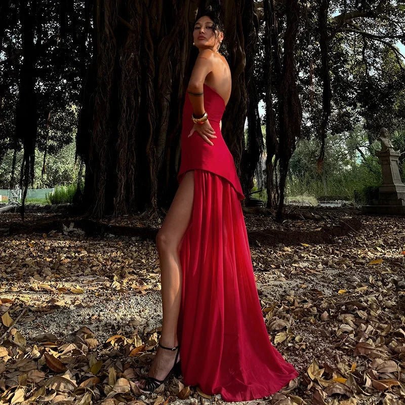 Miss | Jurk Dames Maxi Elegant - Viscose - Miss Madera MIS-747827