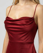 Miss | Jurk Dames Maxi Elegante Avond - Viscose - Miss Madera MIS-MRPOB5