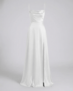 Miss | Jurk Dames Maxi Elegante Avond - Viscose - Miss Madera MIS-6ZAJIX
