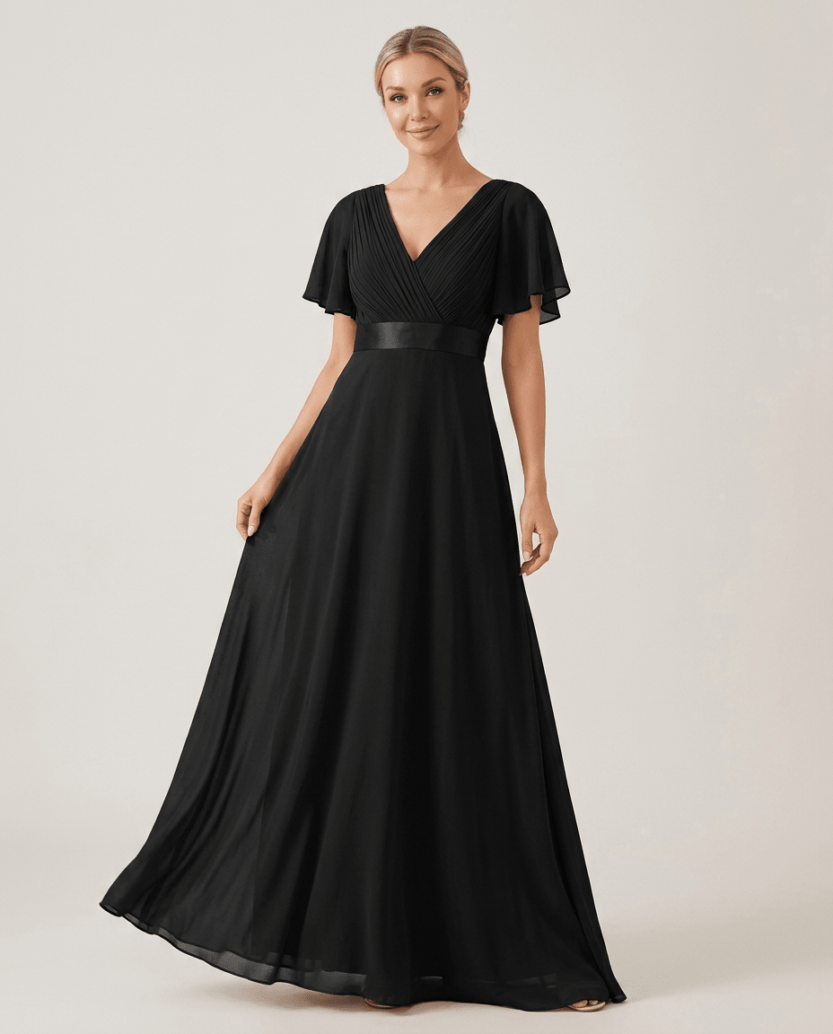 Miss | Jurk Dames Maxi Empire - Chiffon - Miss Madera MIS-E6107C