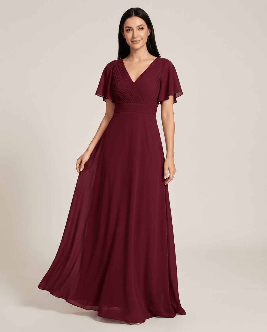 Miss | Jurk Dames Maxi Empire - Chiffon - Miss Madera MIS-C037AE