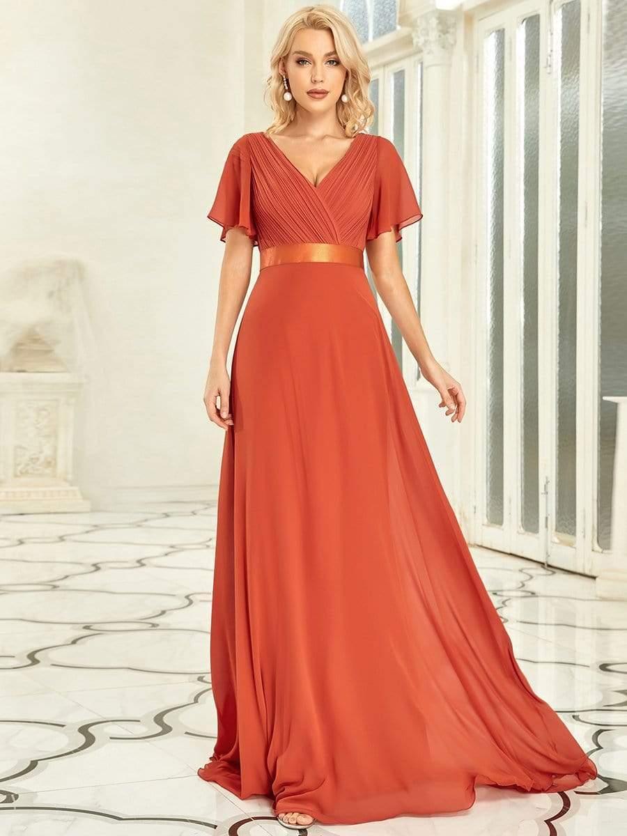 Miss | Jurk Dames Maxi Empire - Chiffon - Miss Madera