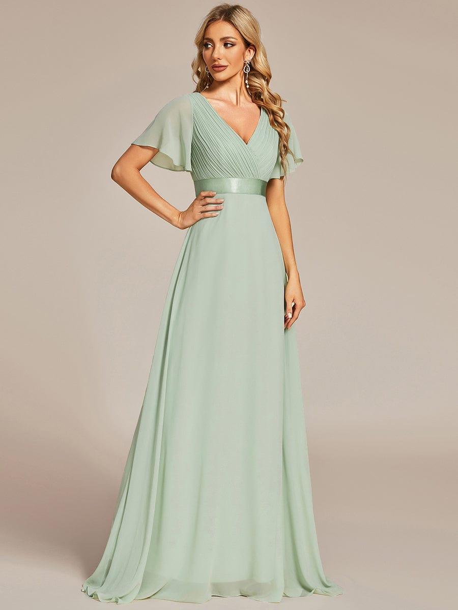 Miss | Jurk Dames Maxi Empire - Chiffon - Miss Madera