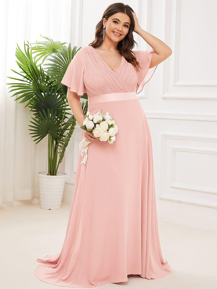 Miss | Jurk Dames Maxi Empire - Chiffon - Miss Madera
