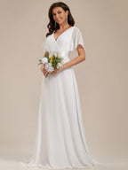 Miss | Jurk Dames Maxi Empire - Chiffon - Miss Madera