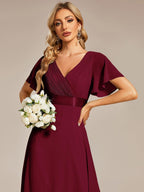 Miss | Jurk Dames Maxi Empire - Chiffon - Miss Madera
