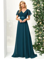 Miss | Jurk Dames Maxi Empire - Chiffon - Miss Madera