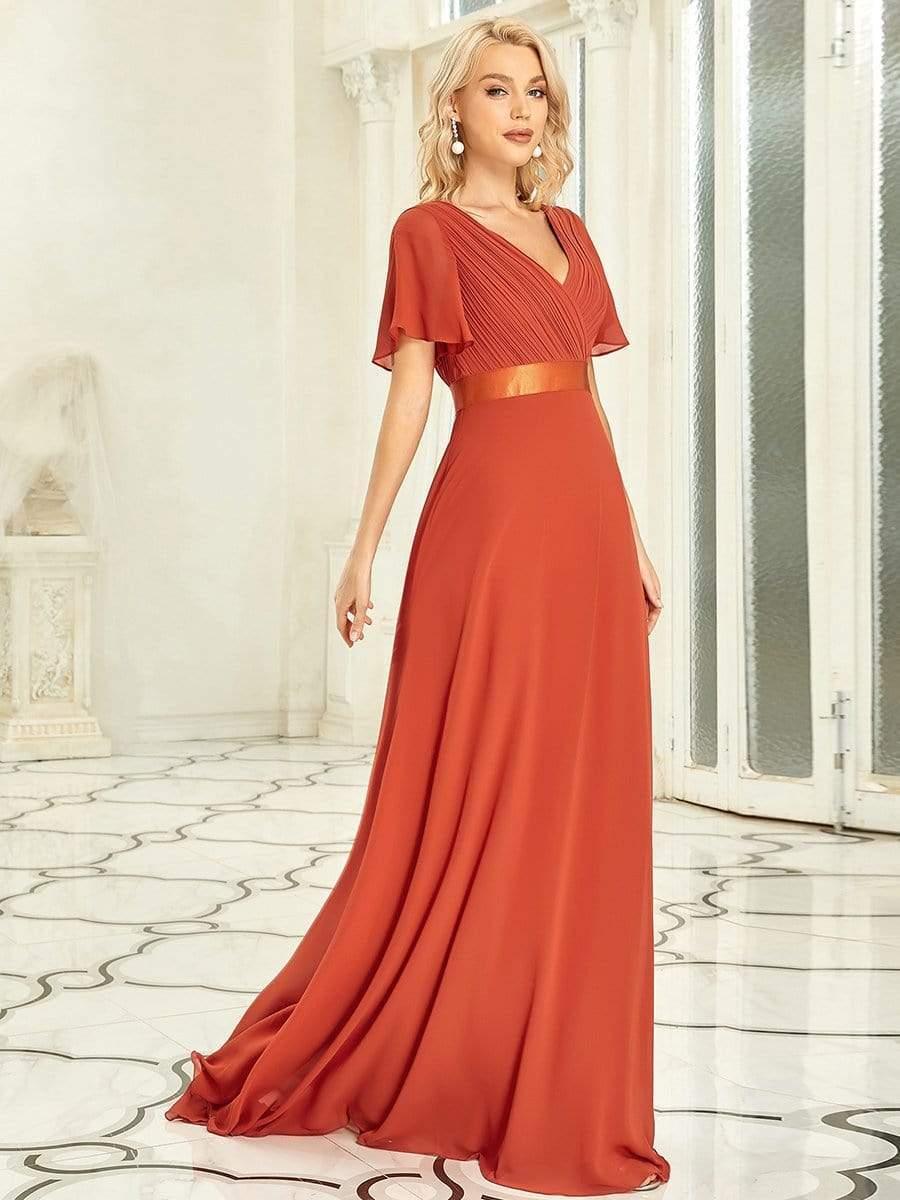 Miss | Jurk Dames Maxi Empire - Chiffon - Miss Madera