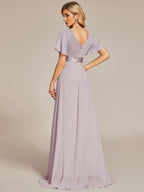 Miss | Jurk Dames Maxi Empire - Chiffon - Miss Madera
