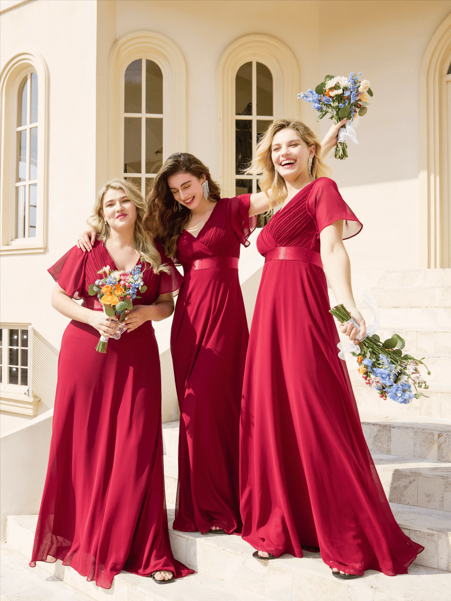 Miss | Jurk Dames Maxi Empire - Chiffon - Miss Madera