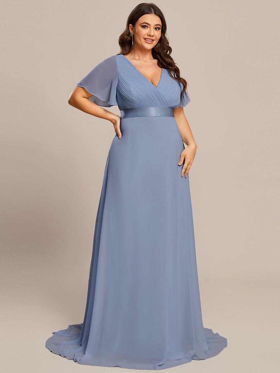 Miss | Jurk Dames Maxi Empire - Chiffon - Miss Madera