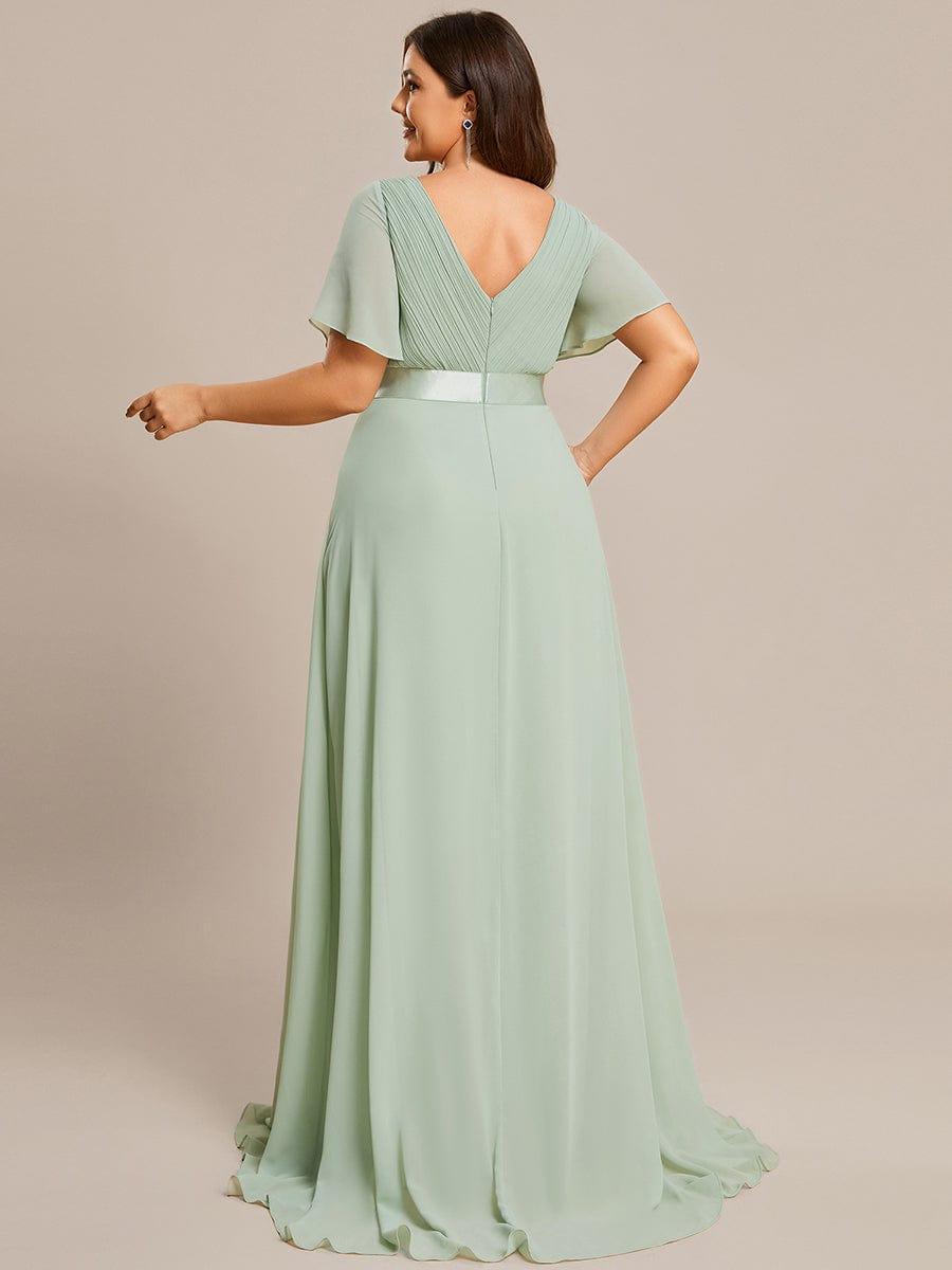 Miss | Jurk Dames Maxi Empire - Chiffon - Miss Madera
