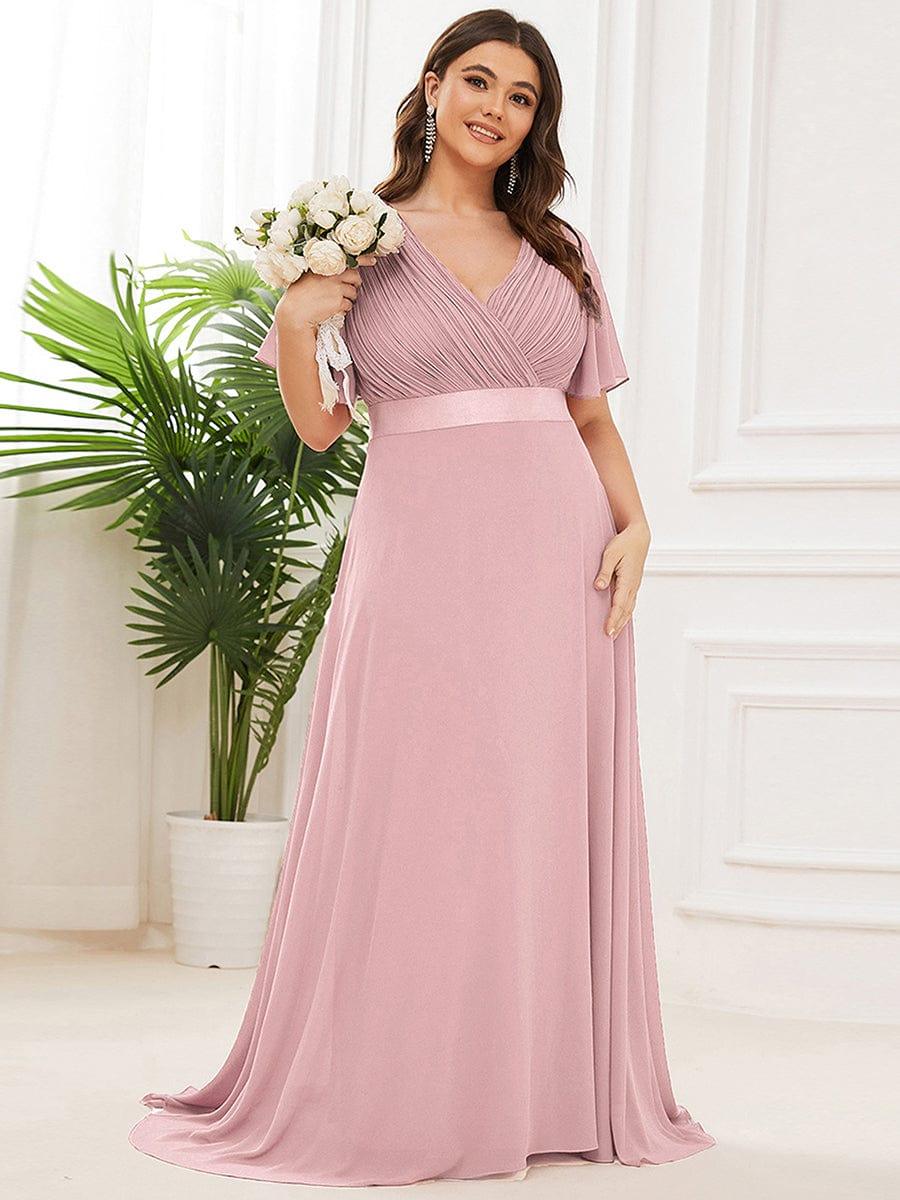 Miss | Jurk Dames Maxi Empire - Chiffon - Miss Madera