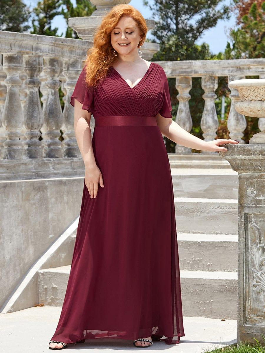 Miss | Jurk Dames Maxi Empire - Chiffon - Miss Madera