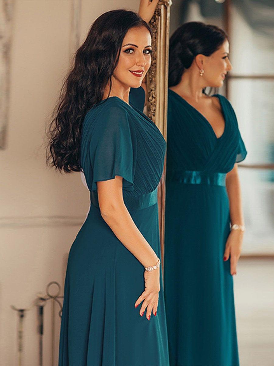 Miss | Jurk Dames Maxi Empire - Chiffon - Miss Madera