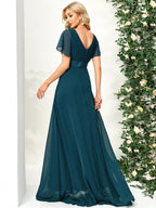 Miss | Jurk Dames Maxi Empire - Chiffon - Miss Madera