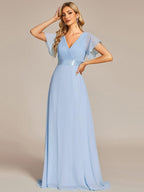Miss | Jurk Dames Maxi Empire - Chiffon - Miss Madera
