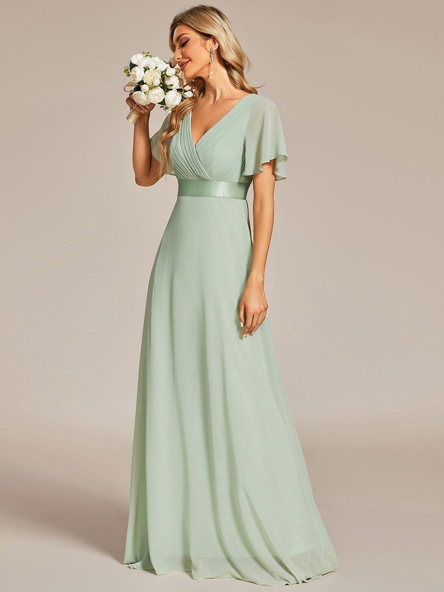 Miss | Jurk Dames Maxi Empire - Chiffon - Miss Madera