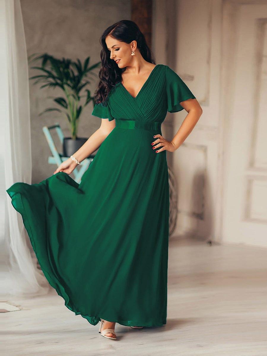 Miss | Jurk Dames Maxi Empire - Chiffon - Miss Madera
