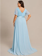 Miss | Jurk Dames Maxi Empire - Chiffon - Miss Madera