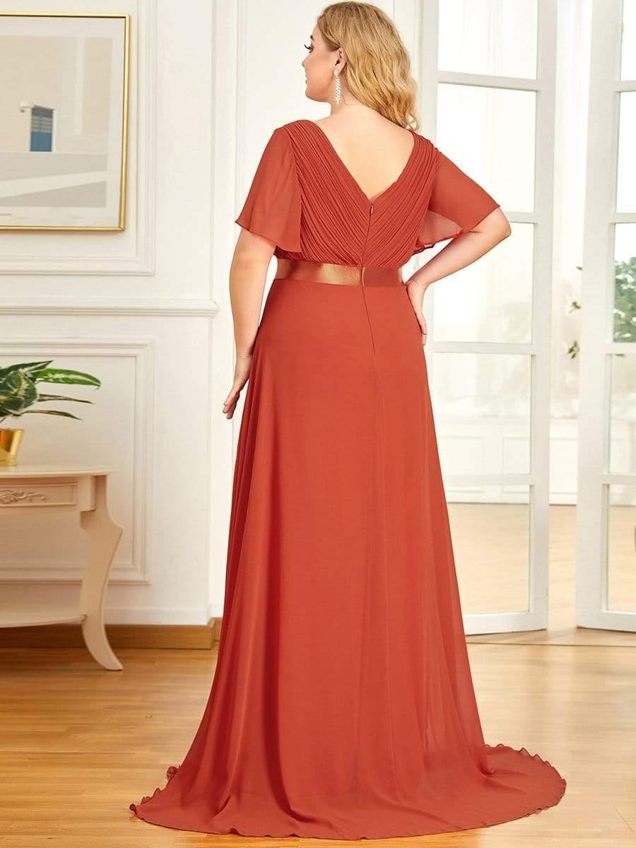 Miss | Jurk Dames Maxi Empire - Chiffon - Miss Madera