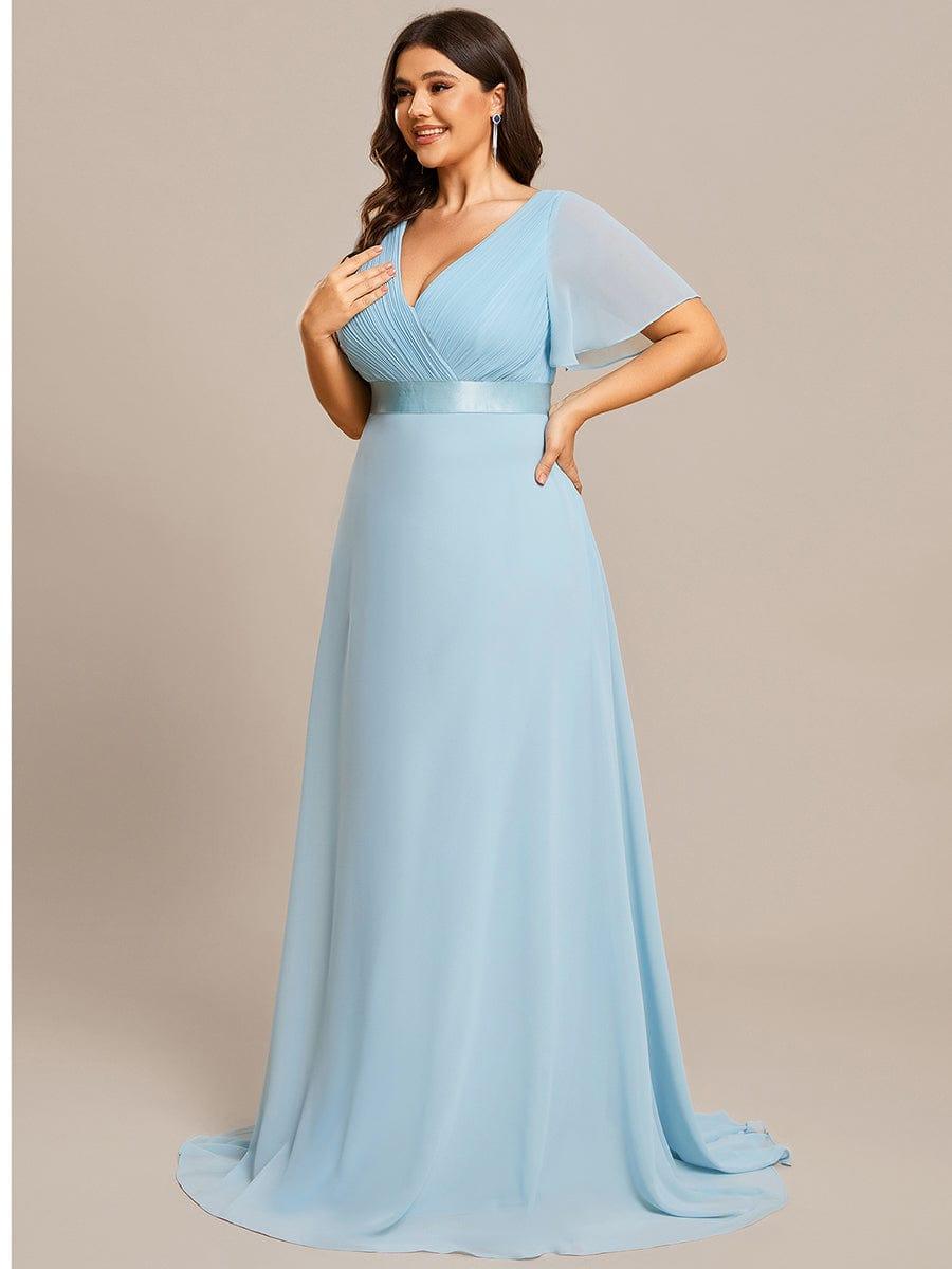 Miss | Jurk Dames Maxi Empire - Chiffon - Miss Madera