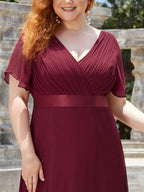 Miss | Jurk Dames Maxi Empire - Chiffon - Miss Madera