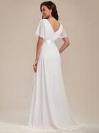 Miss | Jurk Dames Maxi Empire - Chiffon - Miss Madera
