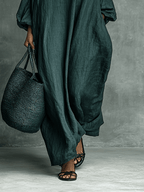 Miss | Jurk Dames Maxi Flowing - Viscose - Miss Madera MIS-ZZJH1S