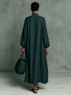 Miss | Jurk Dames Maxi Flowing - Viscose - Miss Madera MIS-ZZJH1S
